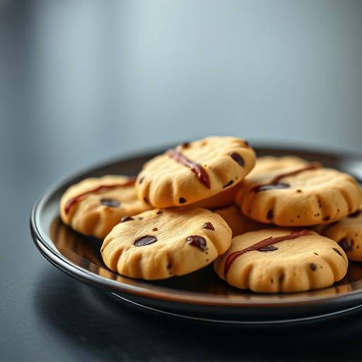 Illustration of various cookies on a plate, representing digital cookies used for tracking